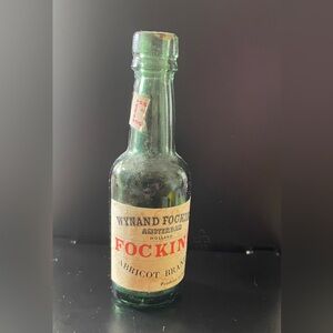Vintage Wyand Fockink Empty Bottle- Apricot Brandy- From Holland No